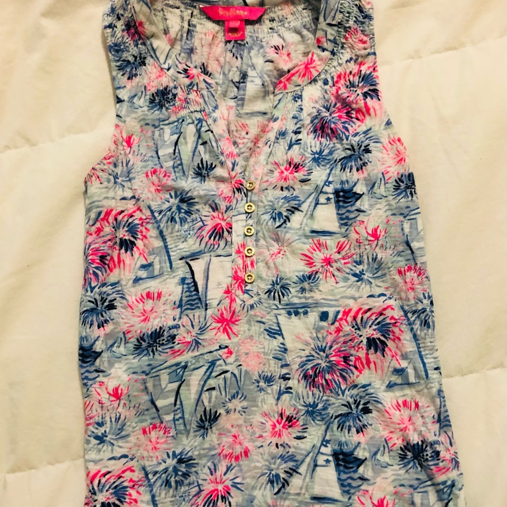Lilly Pulitzer Essie tank xxs